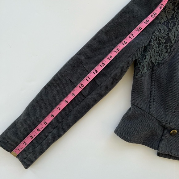 Free People - military style cropped knit jacket - Picture 13 of 15